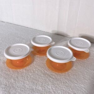 Tupperware Jello Pudding Cups Set With Lids x4 (12pcs)